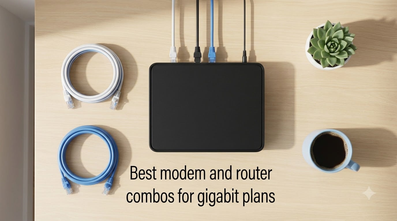 Best modem and router combos for gigabit plans