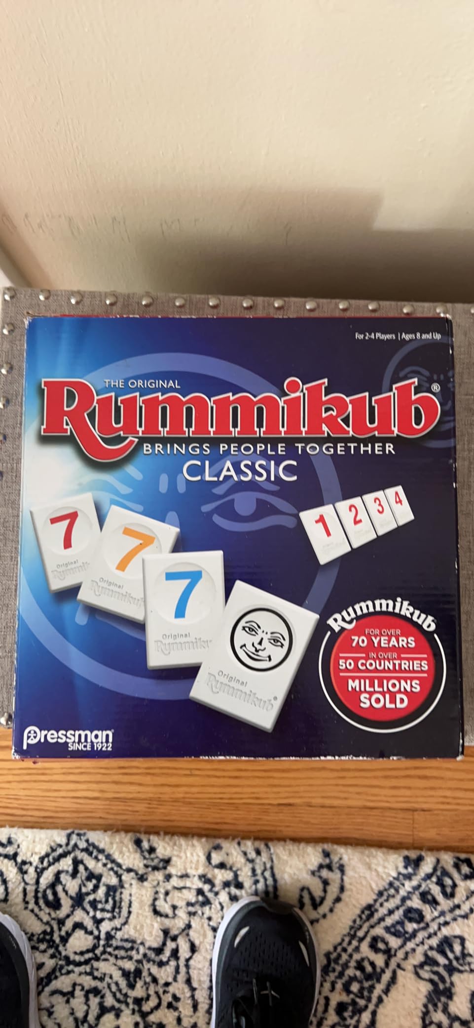 Pressman Rummikub - The Original Rummy Tile Game | Exciting Family Game of Strategy and Luck | Promotes STEM Skills | For Kids, Teens, Adults | 2-4 Players, Ages 8+ customer photo 1