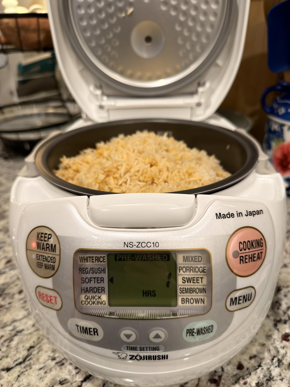 Zojirushi Ns ZCC10 Neuro Fuzzy Rice Cooker and Warmer (White) customer photo 2