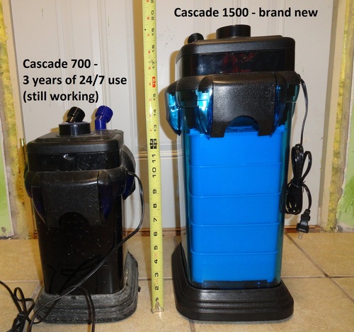 Penn-Plax Cascade 1500 Canister Filter, 350 GPH for Tanks Up to 200 Gallons customer photo 2