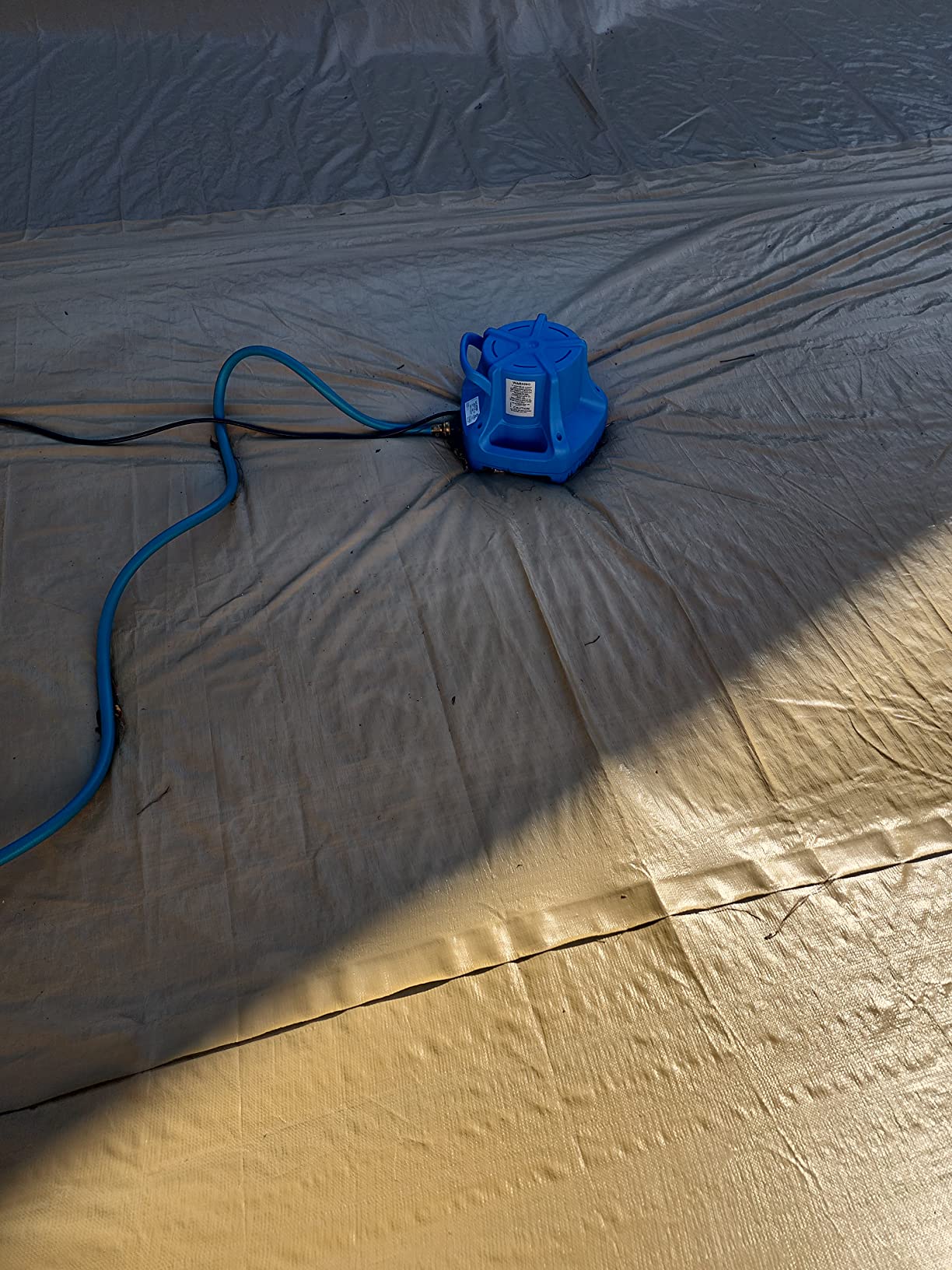 Little Giant APCP-1700 1/3 HP, 1745 GPH Automatic Pool Cover Pump, 25' Cord customer photo 2
