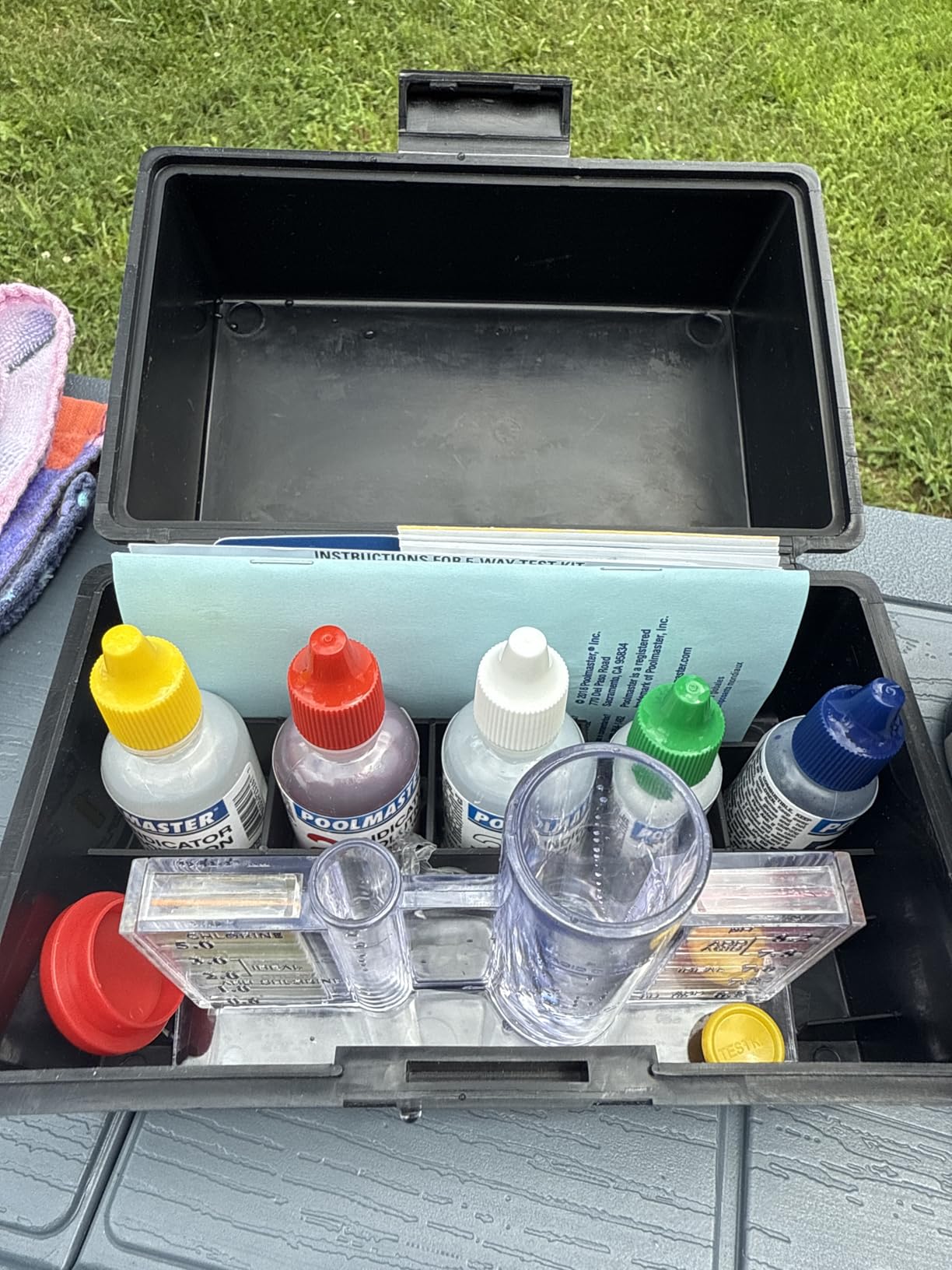 Poolmaster 5-Way Pool & Spa Water Test Kit with Liquid Reagents customer photo 2