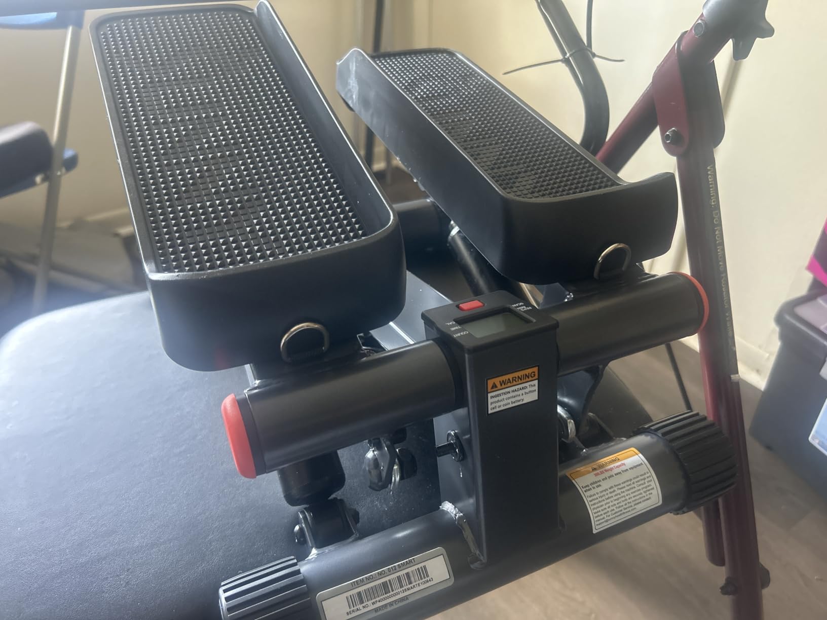 Sunny Health & Fitness Mini Stair Stepper w/Resistance Bands for Home Gym customer photo 1