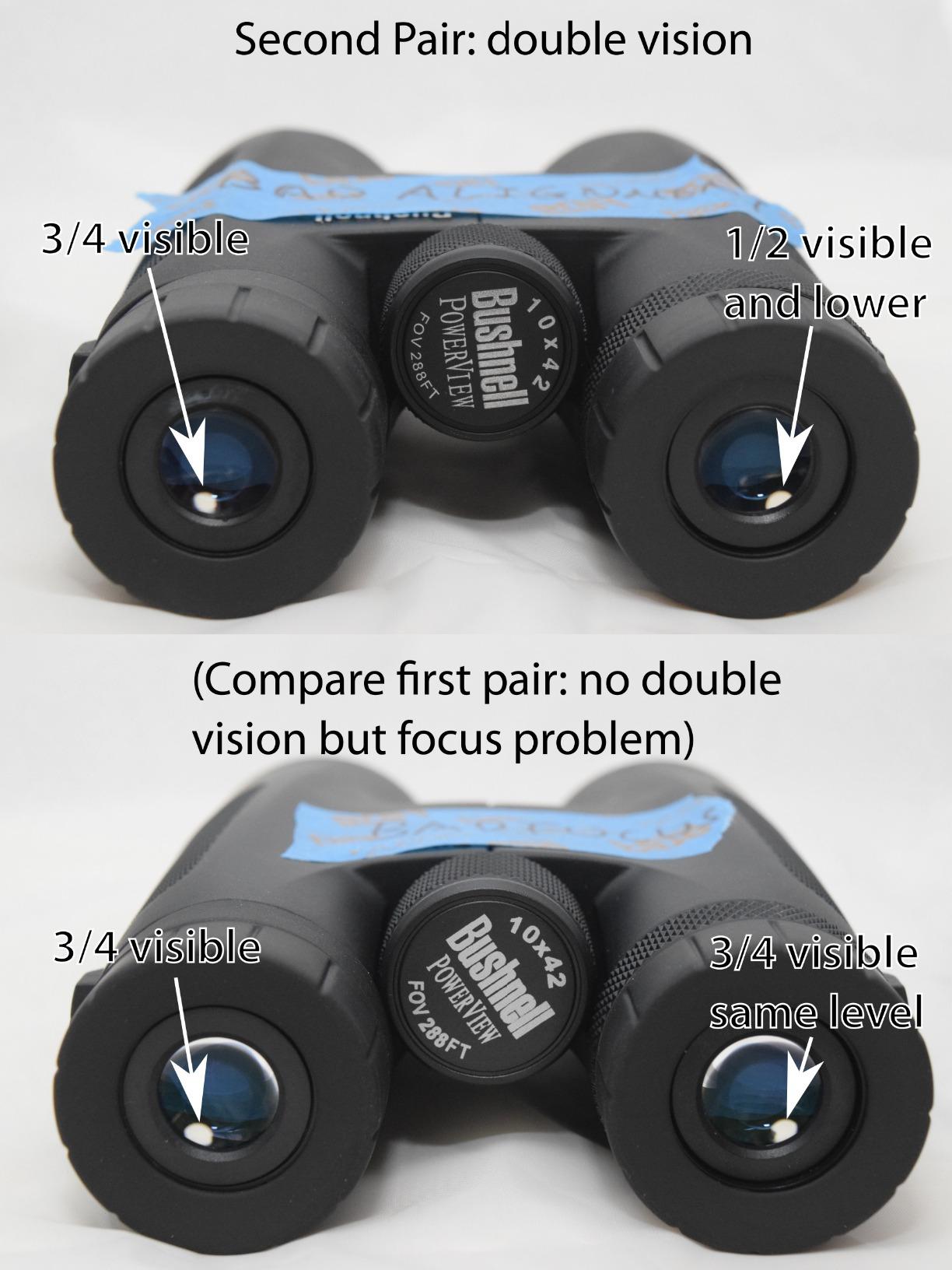 Bushnell PowerView 10x42 Compact Roof Prism Binoculars, Black customer photo 2