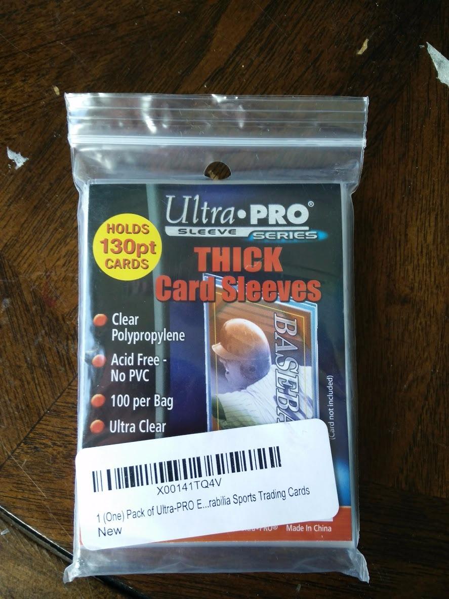 Ultra Pro Clear Thick Card Sleeves, Plastic| Holds cards up to 130-Point | 100-Count customer photo 2