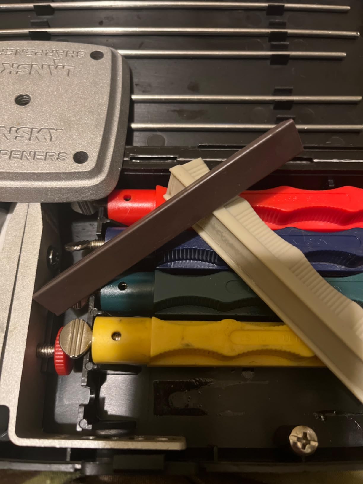 Lansky Professional Sharpening System with Coarse, Medium, Ultra Fine, and Serrated Medium Hones customer photo 1