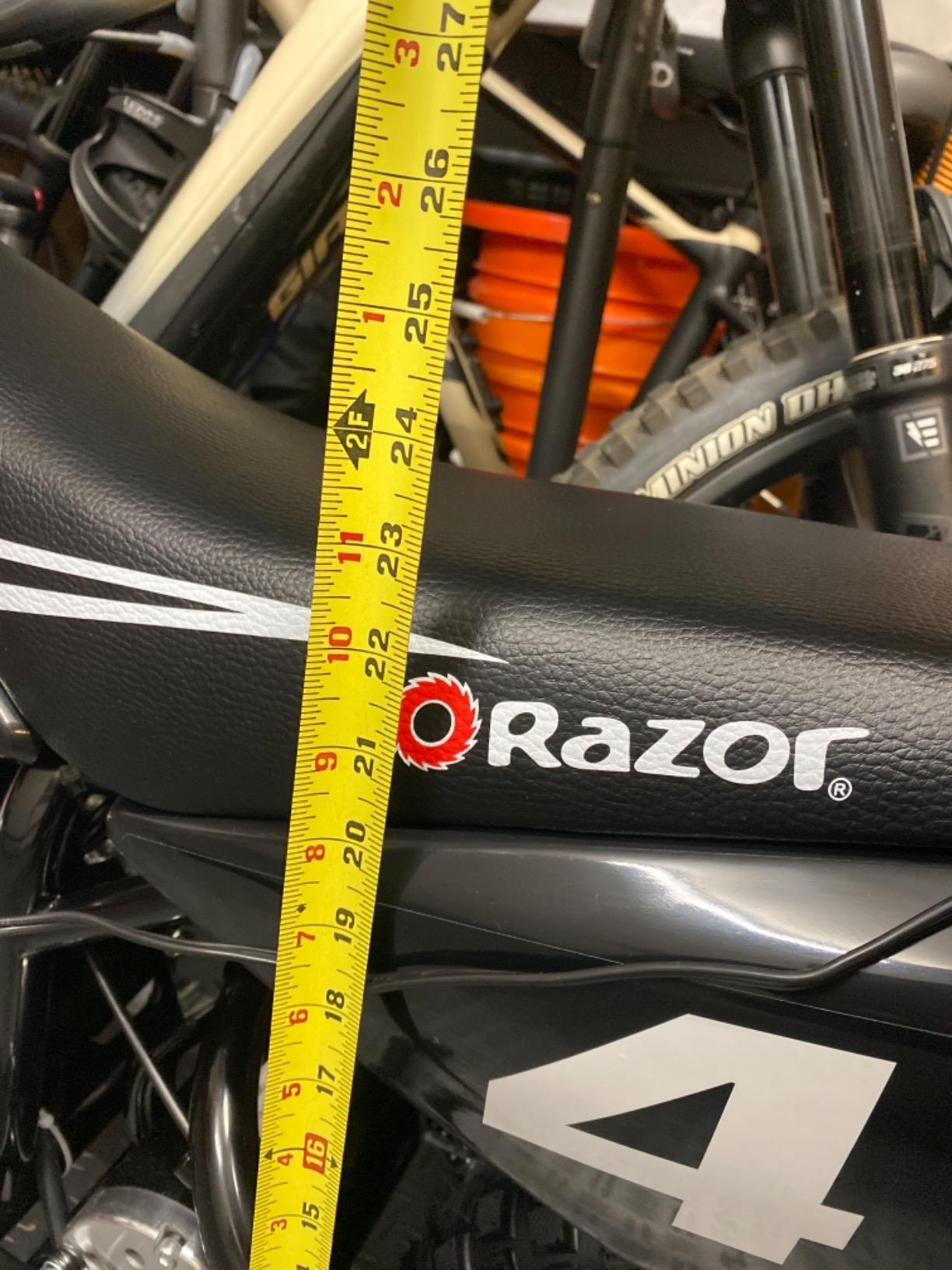 Razor MX400 Dirt Rocket Electric Bike for Kids Ages 8+, 140 Pounds Max Weight, Green – 24-Volt Battery, up to 14 Mph, 30-Minute High Speed Ride Time, Twist-Grip Throttle, 12-Inch Pneumatic Tires customer photo 2