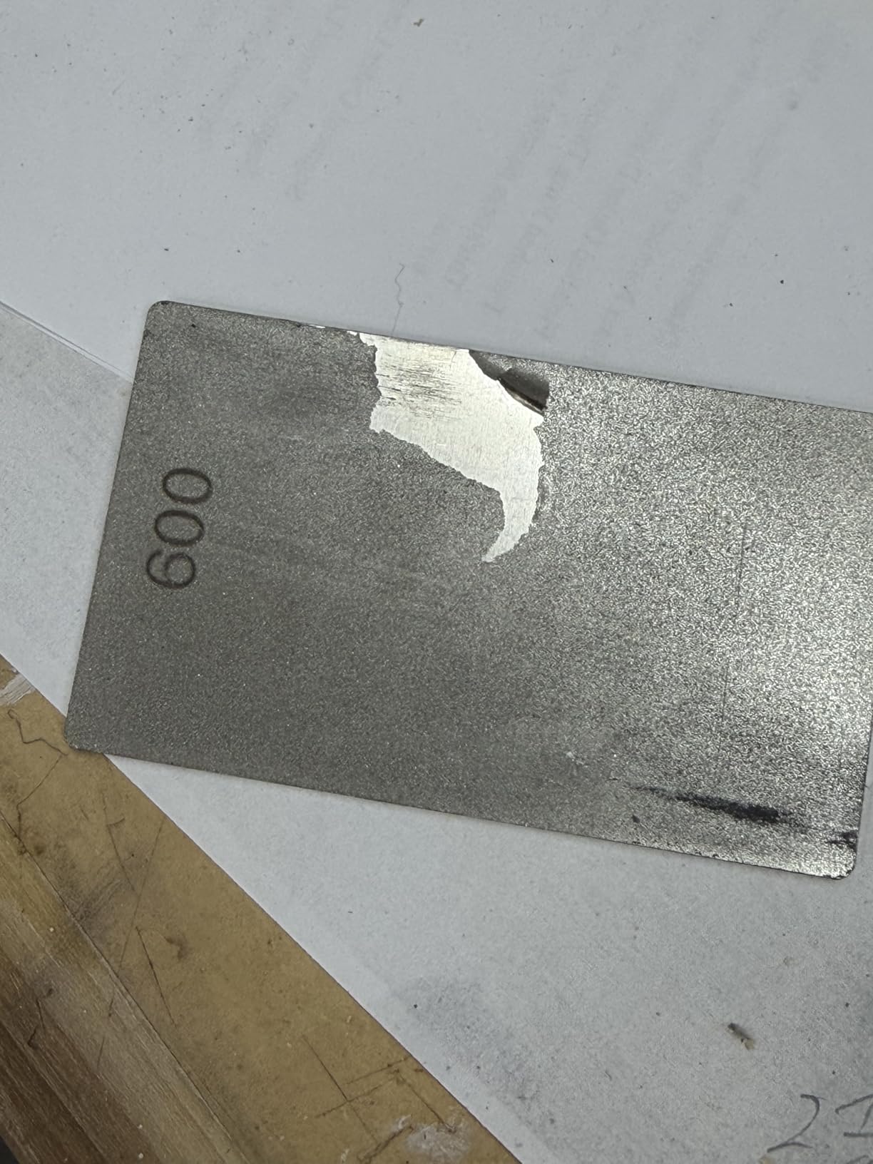Trend 3-Inch Double-Sided Diamond Sharpening Stone, 300 & 600 Grit, Credit Card Sized Honing Stone with Storage Wallet, DWS/CC/FC customer photo 1