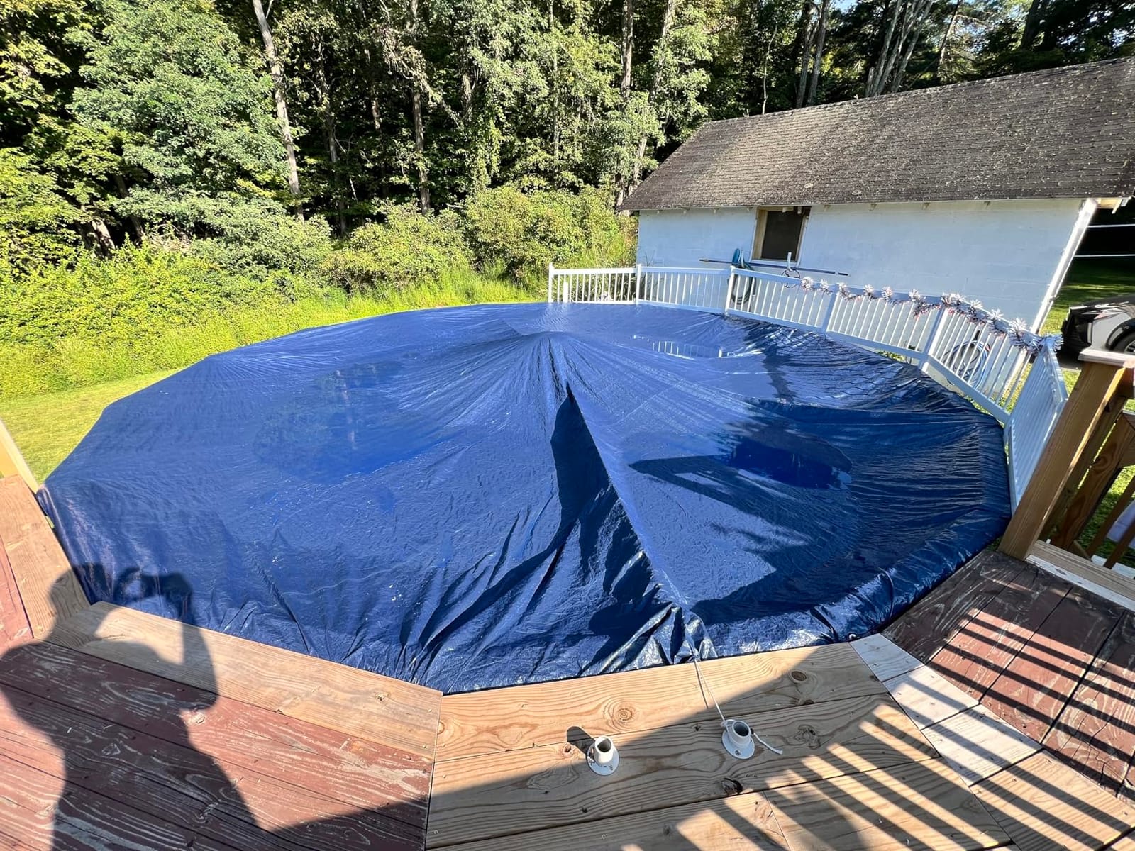 SWIMLINE Super Guard Above Ground Winter Pool Cover for 24 Ft Round Pools customer photo 1