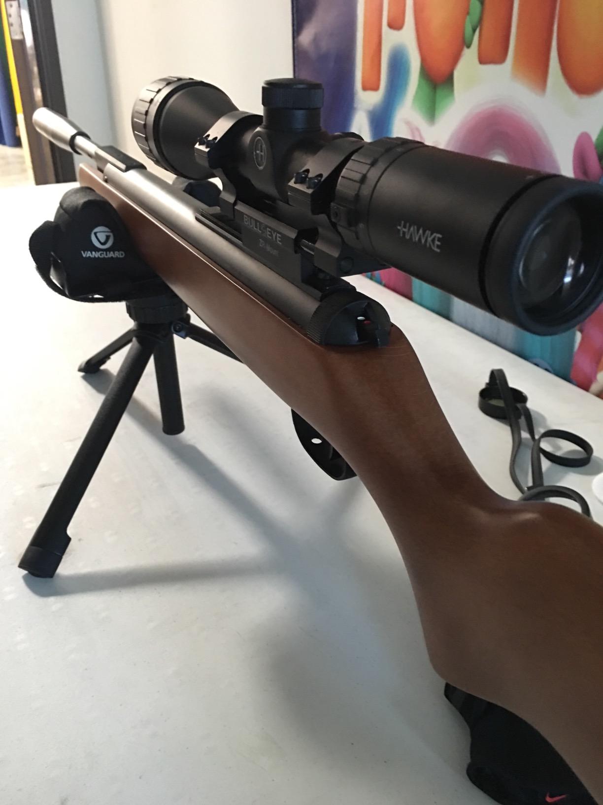Vanguard Porta Aim Gun Rest. Compact and Portable Bench Rest. Quick Height Adjustment. Anti-Vibration Bag Rotates 360 Degrees , Black customer photo 1