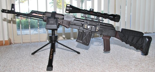 Vanguard Porta Aim Gun Rest. Compact and Portable Bench Rest. Quick Height Adjustment. Anti-Vibration Bag Rotates 360 Degrees , Black customer photo 2