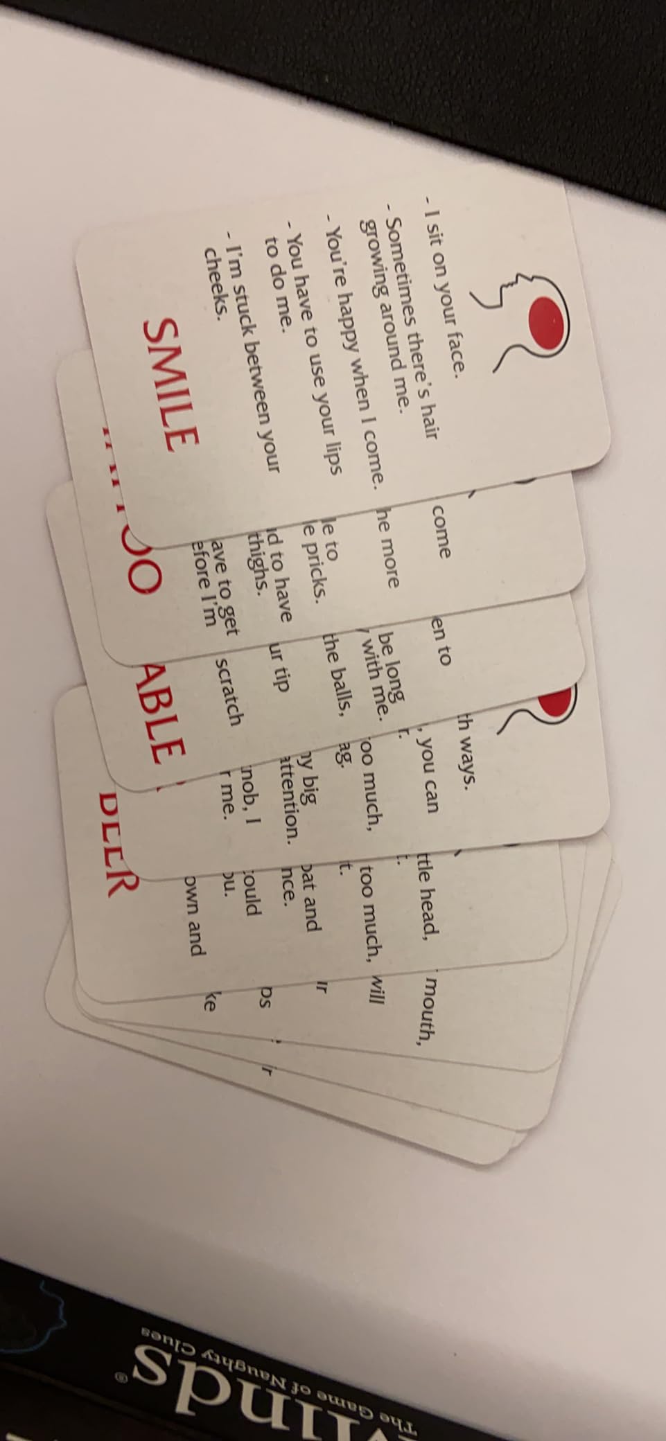 TDC Games Travel Dirty Minds Card Game for Adults, Party Game for Couples Date Night and Bachelorette Parties customer photo 1