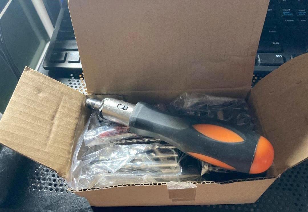 BLACK+DECKER 20V MAX* POWERCONNECT Cordless Drill Driver Kit with Drill Bit Set and Sockets, 100 pc. Tool Kit for Home, Battery and Charger Included, Orange (BDC120VA100) customer photo 2