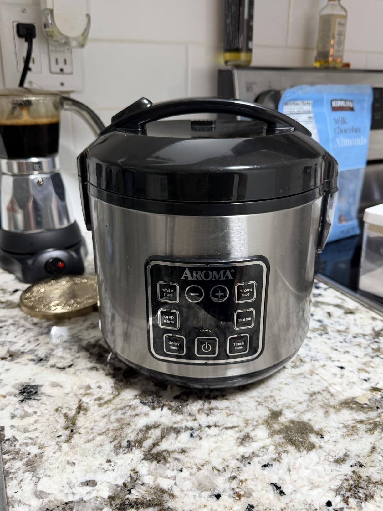 AROMA Digital Rice Cooker, 4-Cup (Uncooked) / 8-Cup (Cooked), Steamer, Grain Cooker, Multicooker, 2 Qt, Stainless Steel Exterior, ARC-914SBD customer photo 2