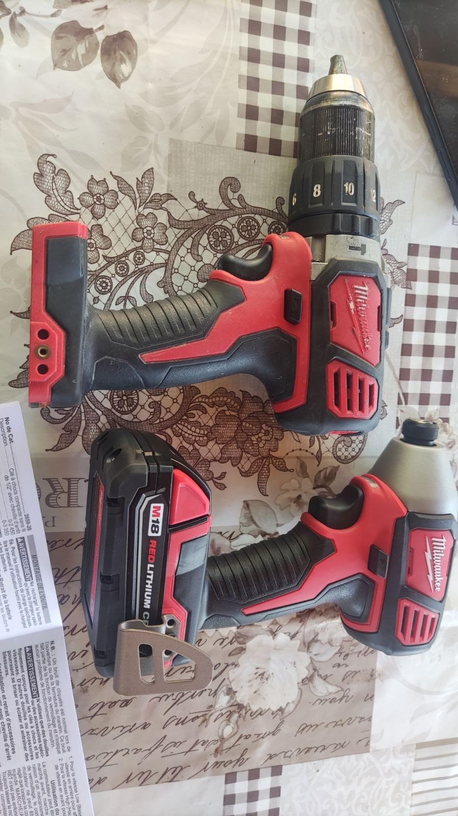 Milwaukee 2697-22CT M18 18-Volt Lithium-Ion Cordless Hammer Drill/Impact Driver Combo Kit customer photo 2