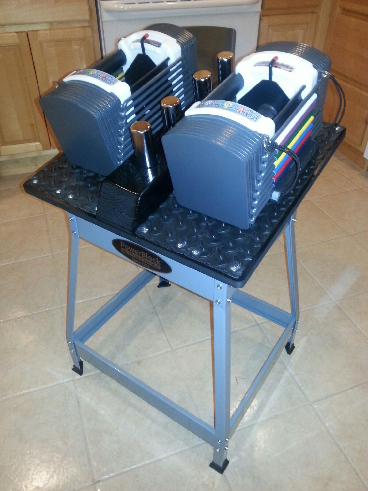 PowerBlock Elite EXP Adjustable Dumbbells, Sold in Pairs, Stage 1, 5-50 lb. customer photo 2
