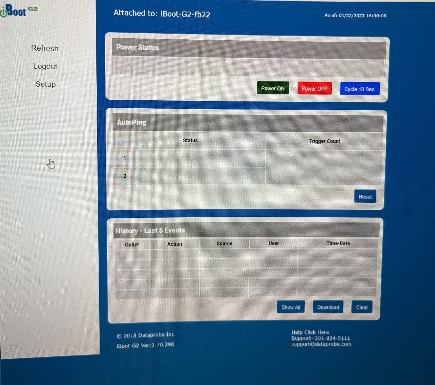Dataprobe iBoot-G2 Basic Network Power Switch, 1 Outlet PDU, 110/220 VAC Operation, Remote Power Switch, Sophisticated Automation and Remote Rebooting, Smart Power Switch customer photo 1