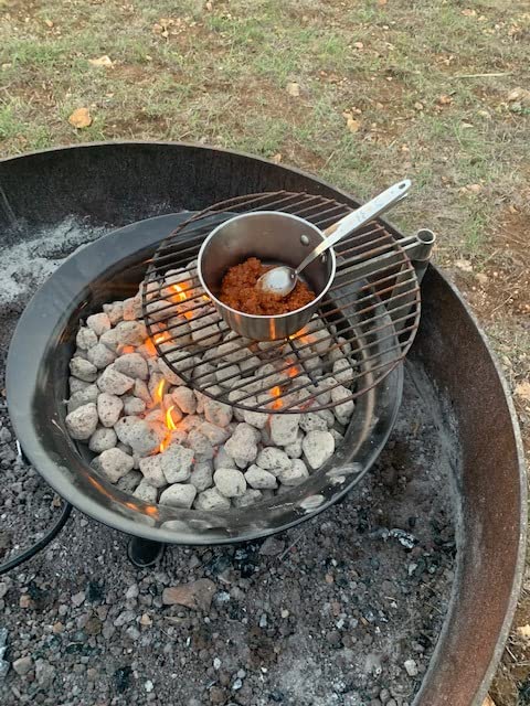 Outland Living Firebowl Smokeless Fire Pit, Round Outdoor Portable Propane Gas Fire Pit with UV and Weather Resistant Durable Cover, 24-Inch Diameter 58,000 BTU, Black, 883 Mega, For Outside Use customer photo 1