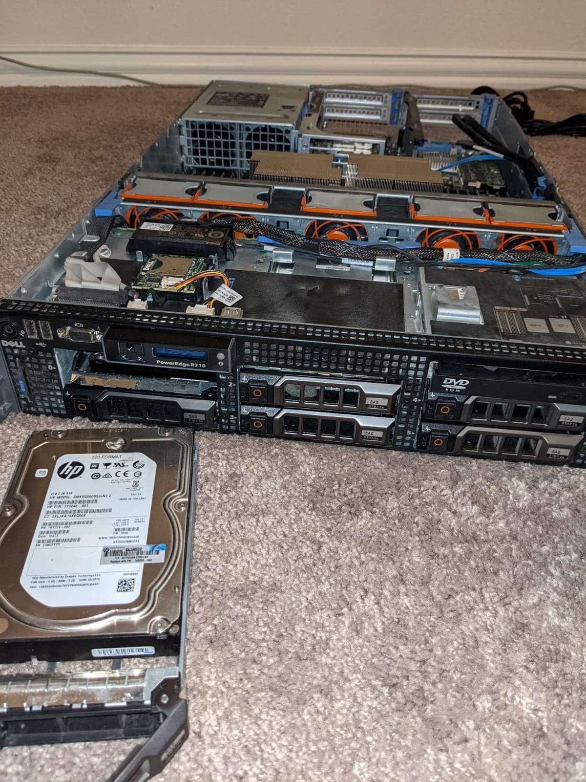 Dell High-End PowerEdge R710 Server 2x 2.93Ghz X5670 6C 144GB 6x 2TB (Renewed) customer photo 2