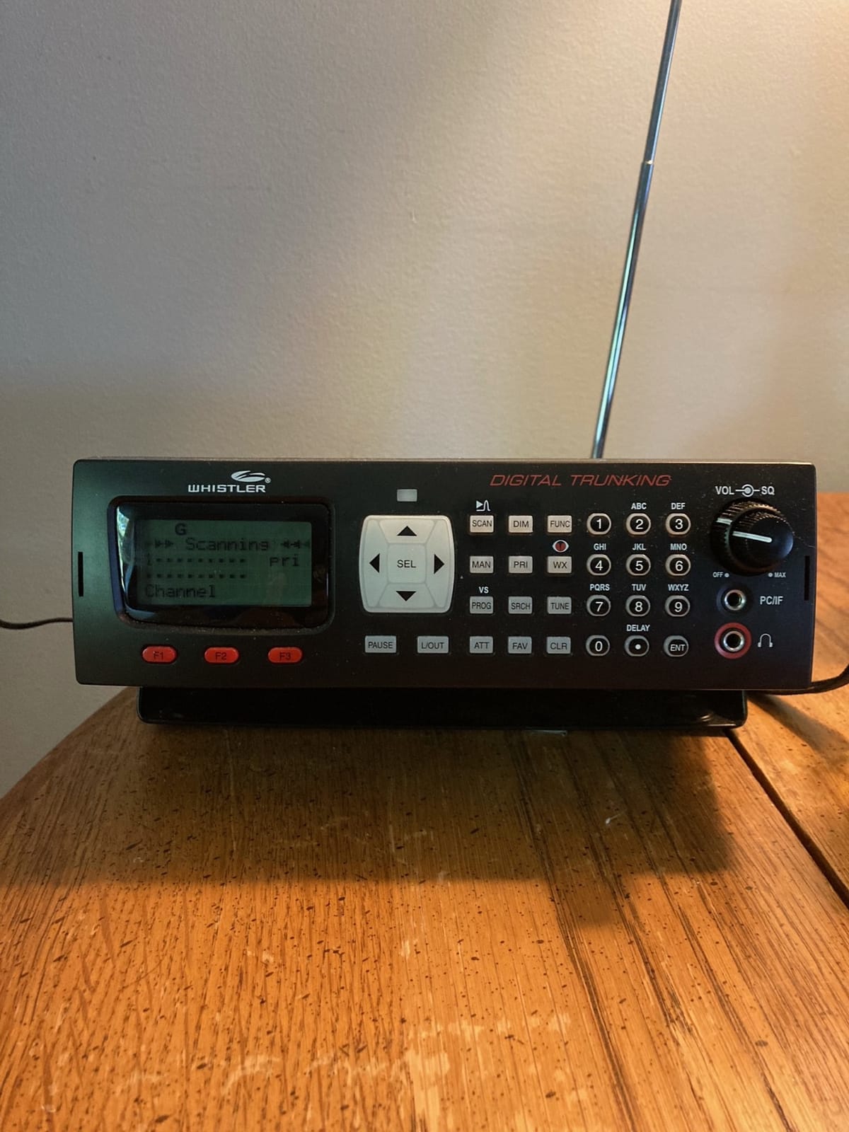 Whistler WS1065 Digital Trunking Desktop Scanner – Programmable Police/Fire Radio with Backlit Display, 1800 Memory Channels, and V-Scanner Technology – Black customer photo 2