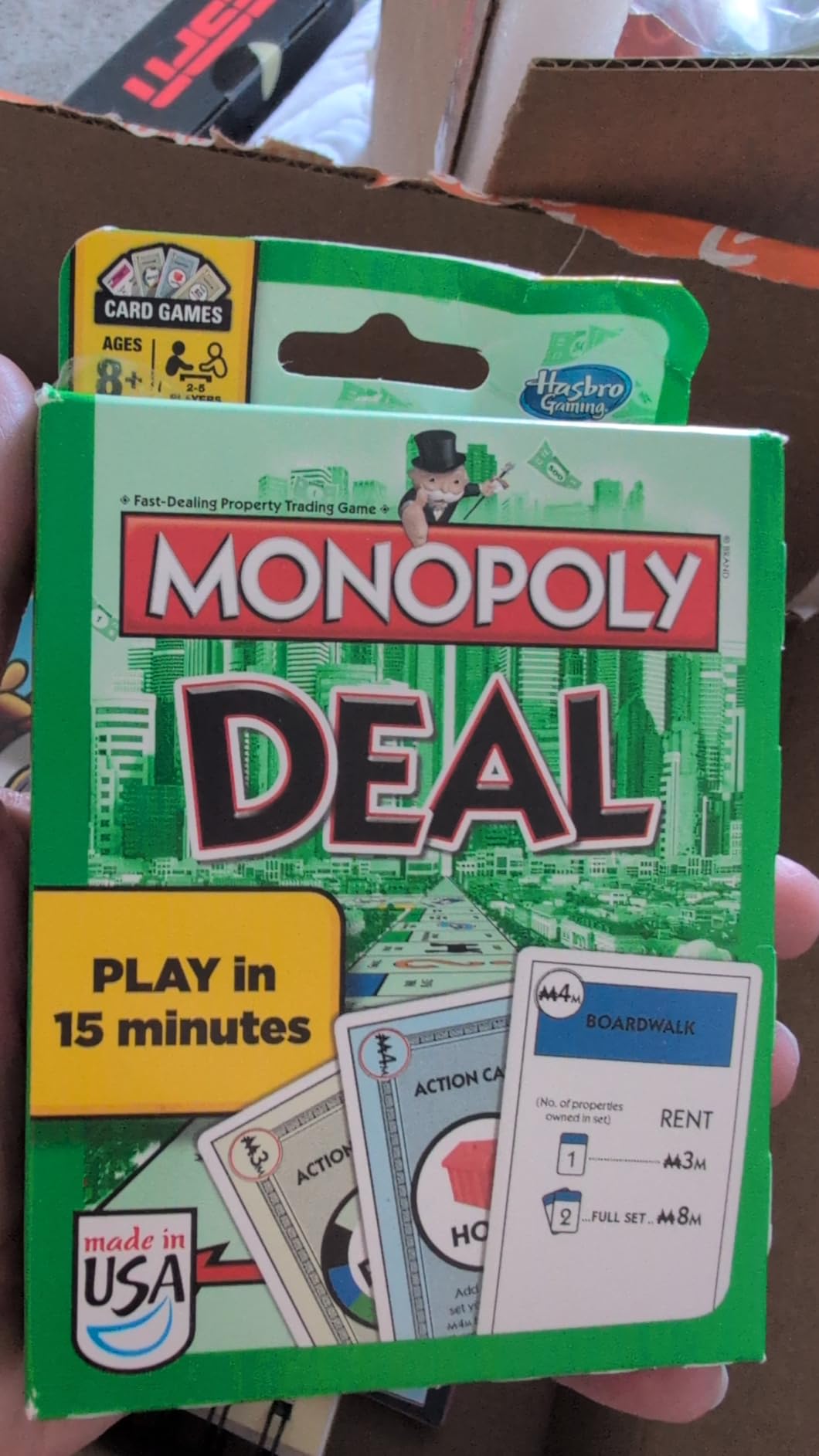 Monopoly Deal Card Game | Quick-Playing Card Game | Fun Games for Families and Kids | Ages 8 and Up | 2 to 5 Players | 15 Mins. | Travel Games customer photo 1