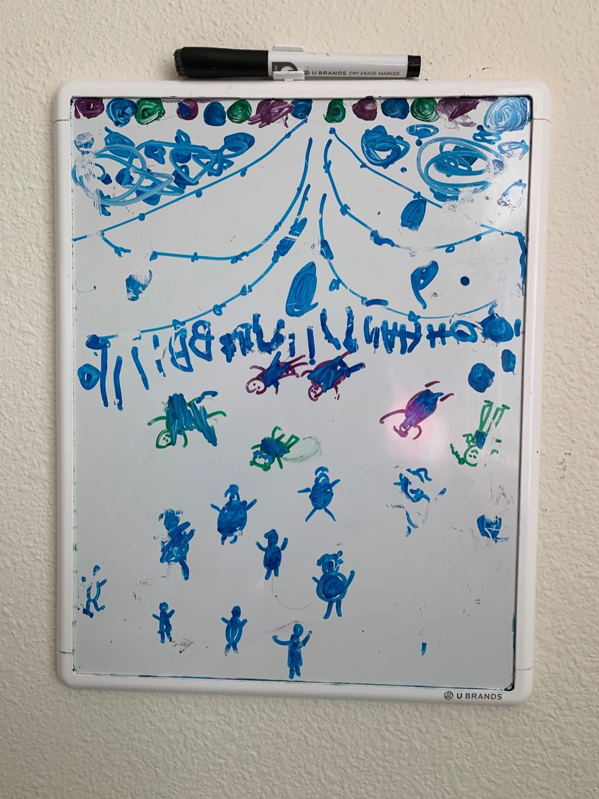 U Brands Contempo Magnetic Small Whiteboard, 11