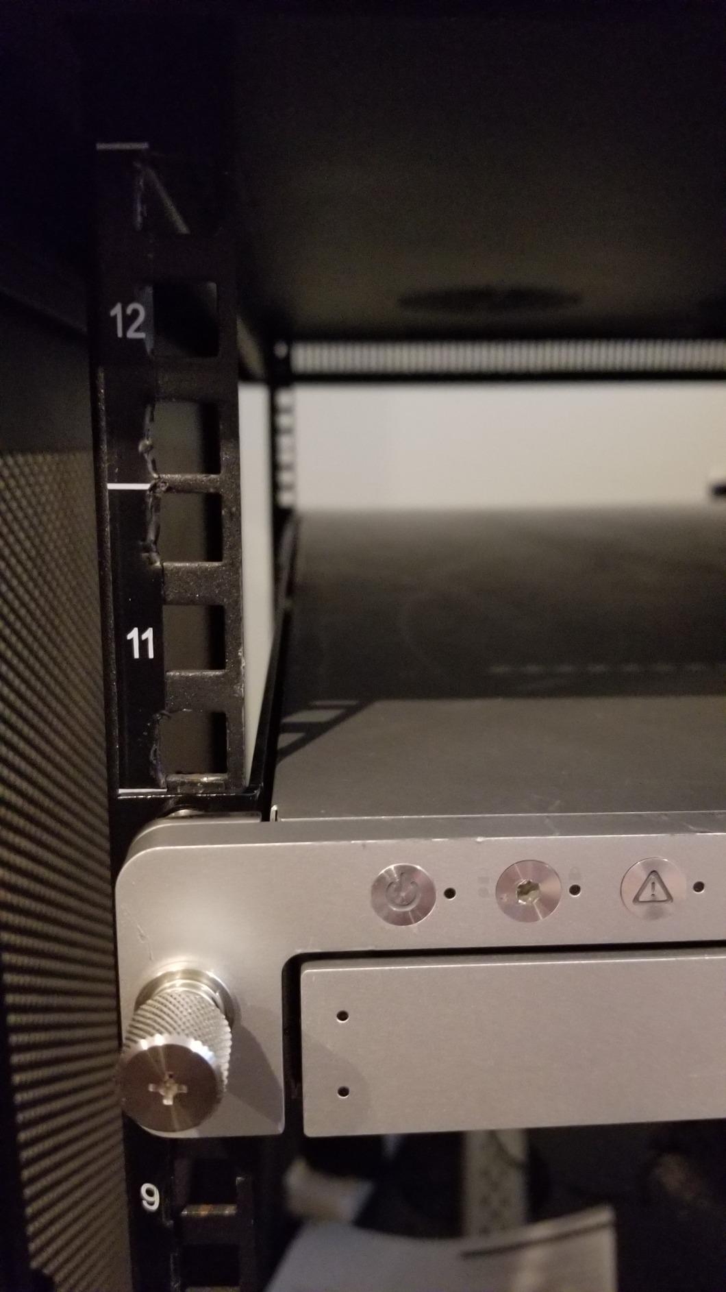 NavePoint Universal 1U Rack Mount 4-Post Shelf Rail for Dell Compaq IBM HP APC - 33.5 Inches deep customer photo 1