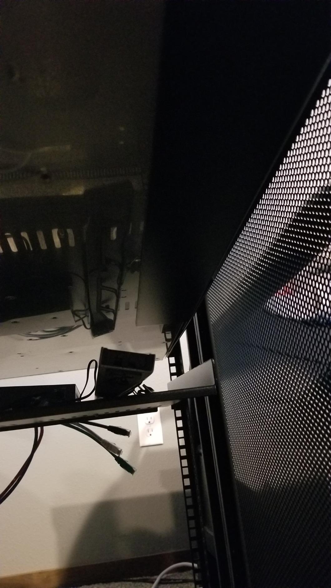 NavePoint Universal 1U Rack Mount 4-Post Shelf Rail for Dell Compaq IBM HP APC - 33.5 Inches deep customer photo 2