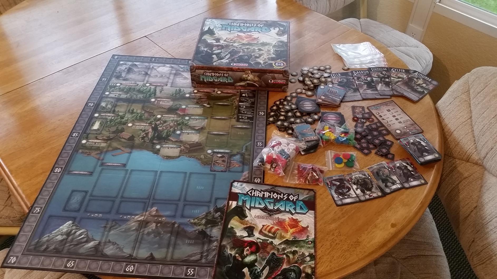 Grey Fox Games Champions of Midgard | Viking Themed Strategy Game | 2-4 Players | 90 Minutes customer photo 2