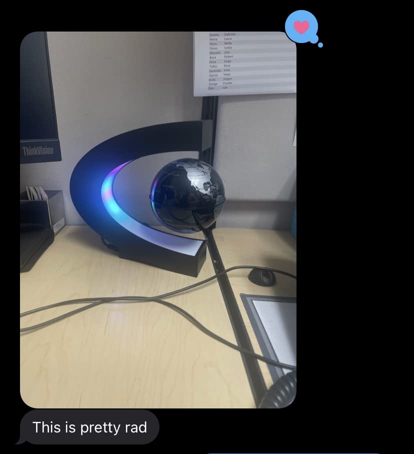 Magnetic Levitating Globe with LED Light | Cool Tech Gift for Men Father customer photo 1
