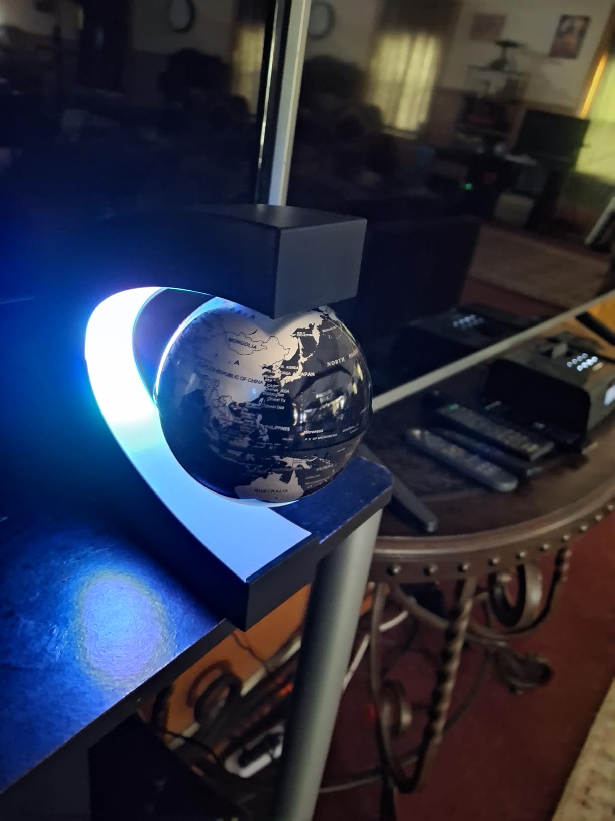 Magnetic Levitating Globe with LED Light | Cool Tech Gift for Men Father customer photo 2