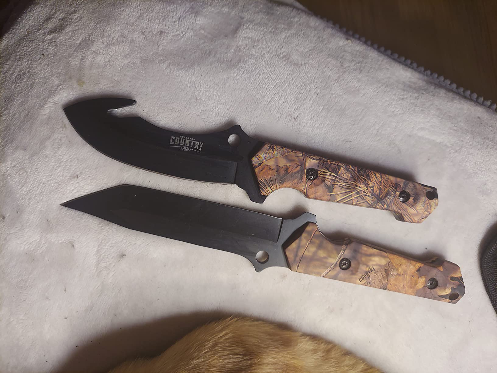 Mossy Oak Fixed Blade Hunting Knife Set - 2 Piece, Sheath Included customer photo 1