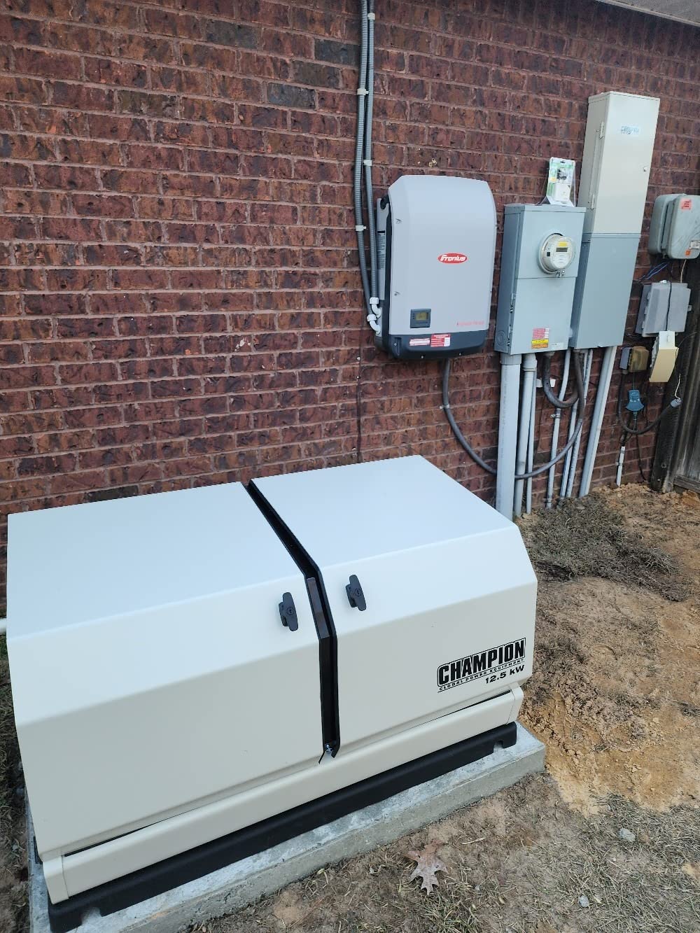 Champion 12.5-kW Home Standby Generator with 100-Amp Outdoor-Rated Automatic Transfer Switch customer photo 2
