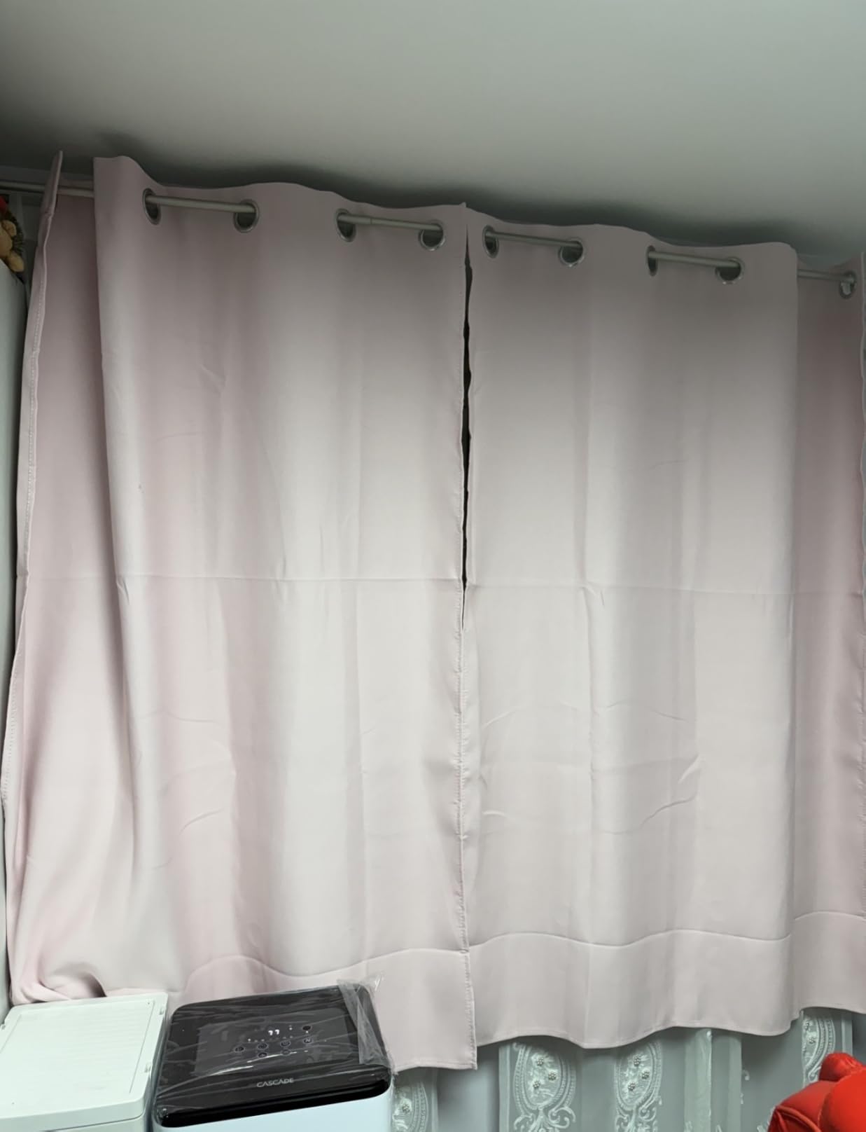 NICETOWN Noise Reducing Blackout Curtains, 2 Panels, 42 x 84-inch, Grey customer photo 1