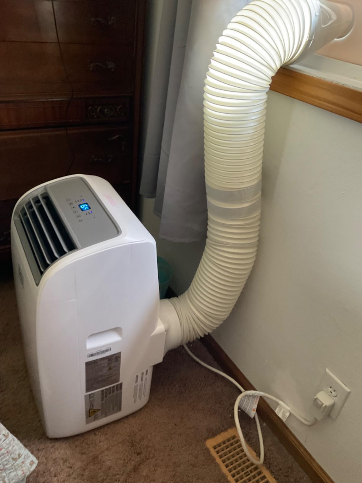 BLACK+DECKER Smart Portable Air Conditioner, 14,000 BTU, BPACT14WT, White customer photo 2