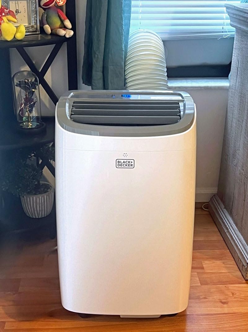 BLACK+DECKER Portable Air Conditioner, 9,000 BTU, BPACT08WT, White customer photo 2