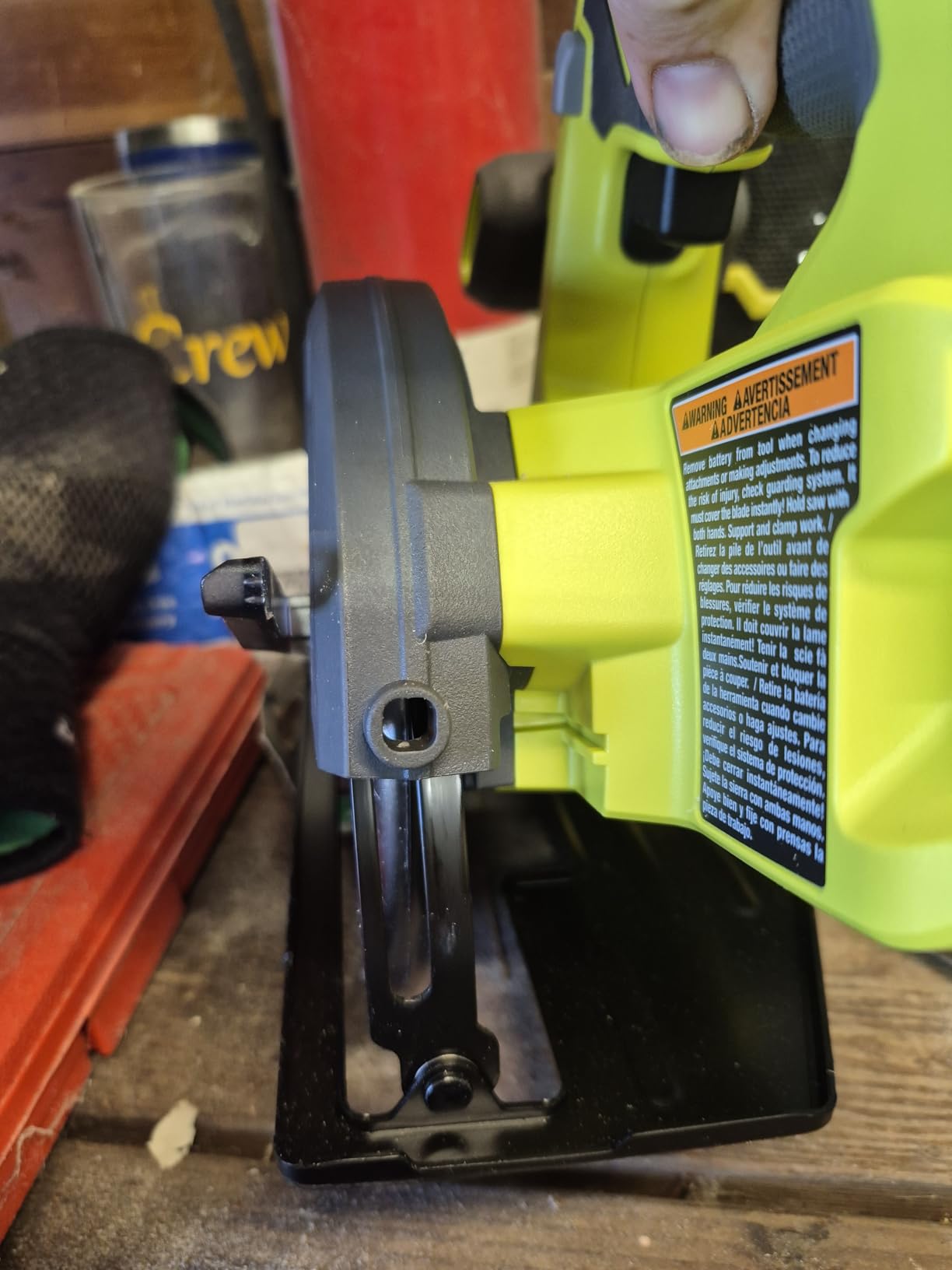 Ryobi One P505 18V Lithium Ion Cordless 5 1/2
