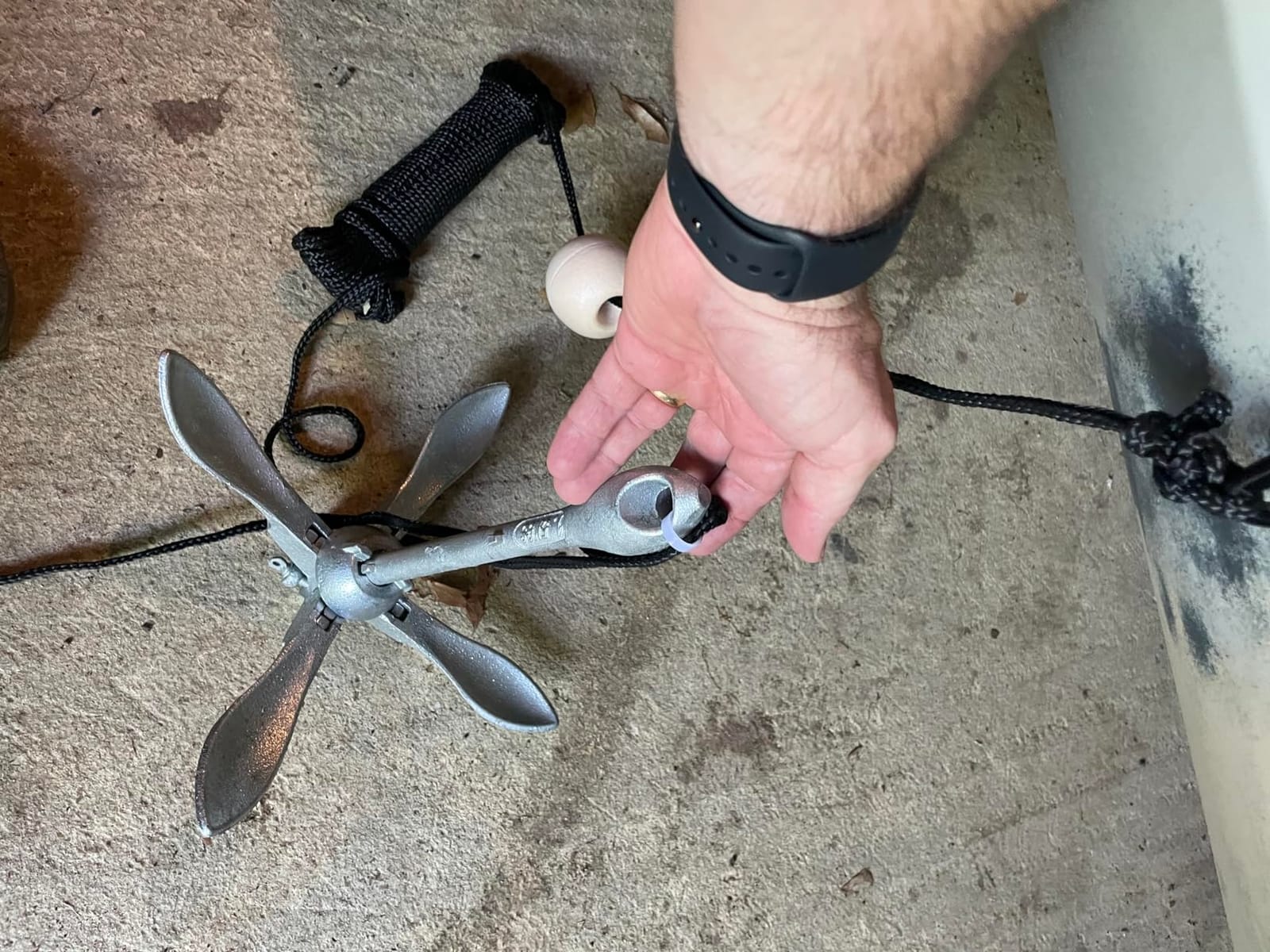 Kayak Anchor, 3.5 LB Folding Anchor System, Paddle Boards, Jet Skis & PWC customer photo 1