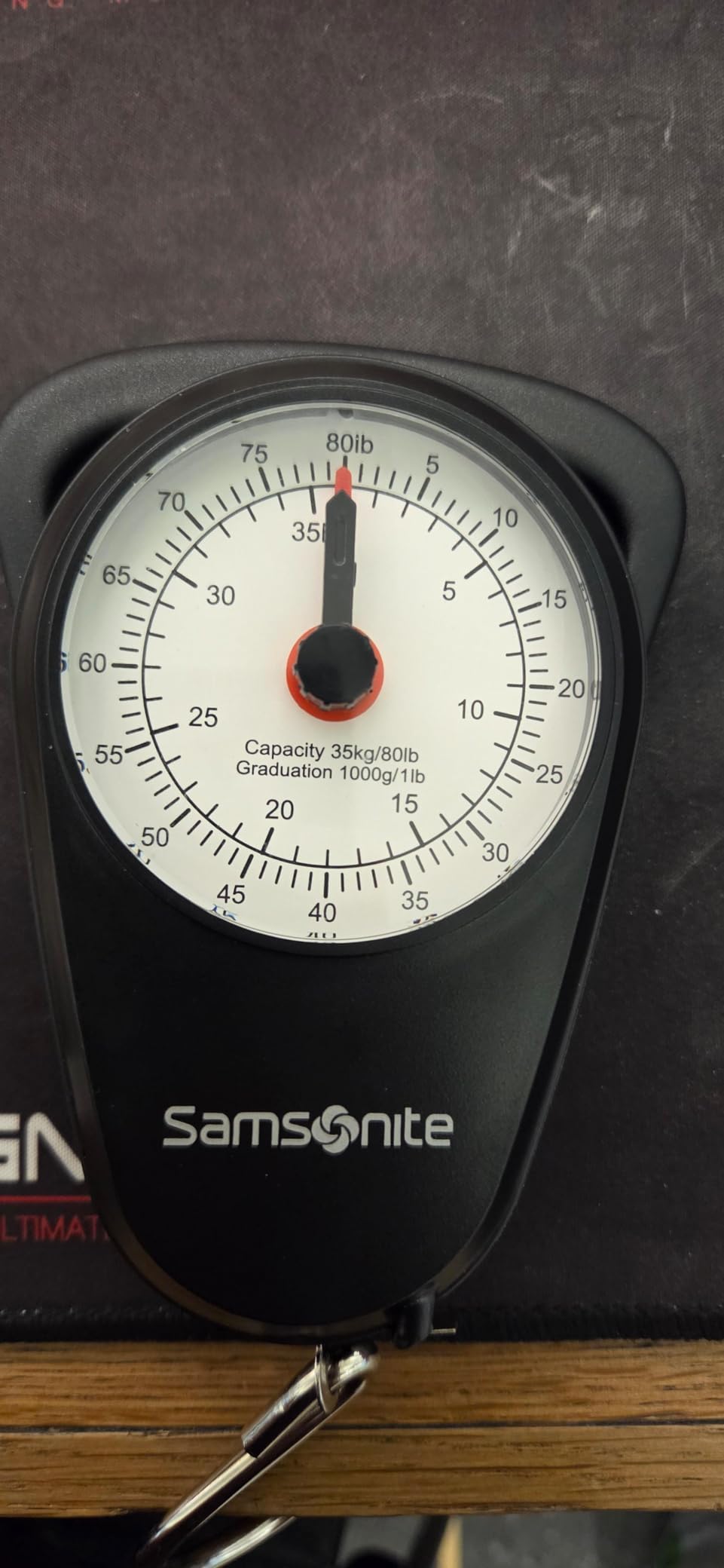 Samsonite Manual Luggage Scale, Black, One Size customer photo 1