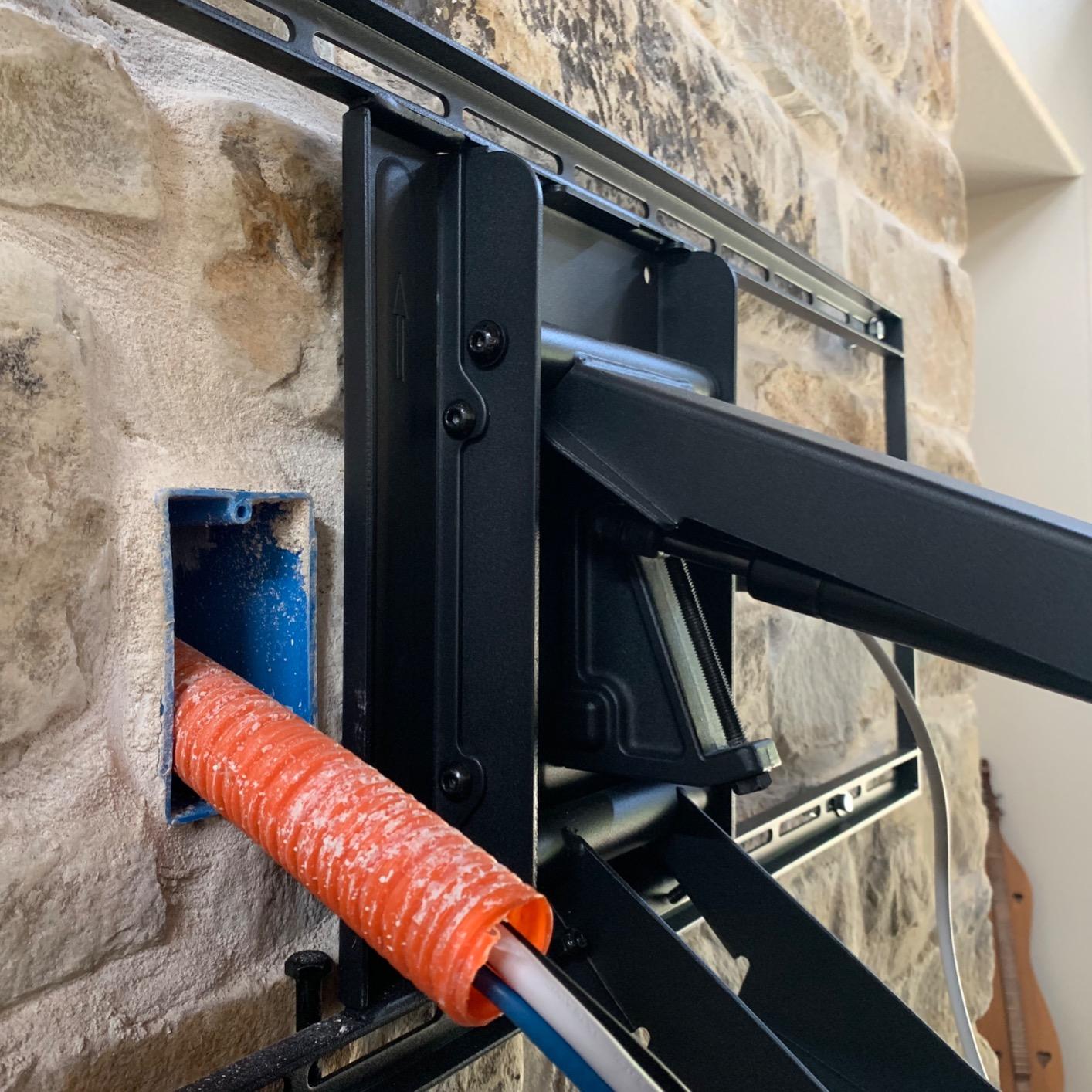 MantelMount - MM700 Premier Fireplace TV Mount Pull Down Bracket for 50