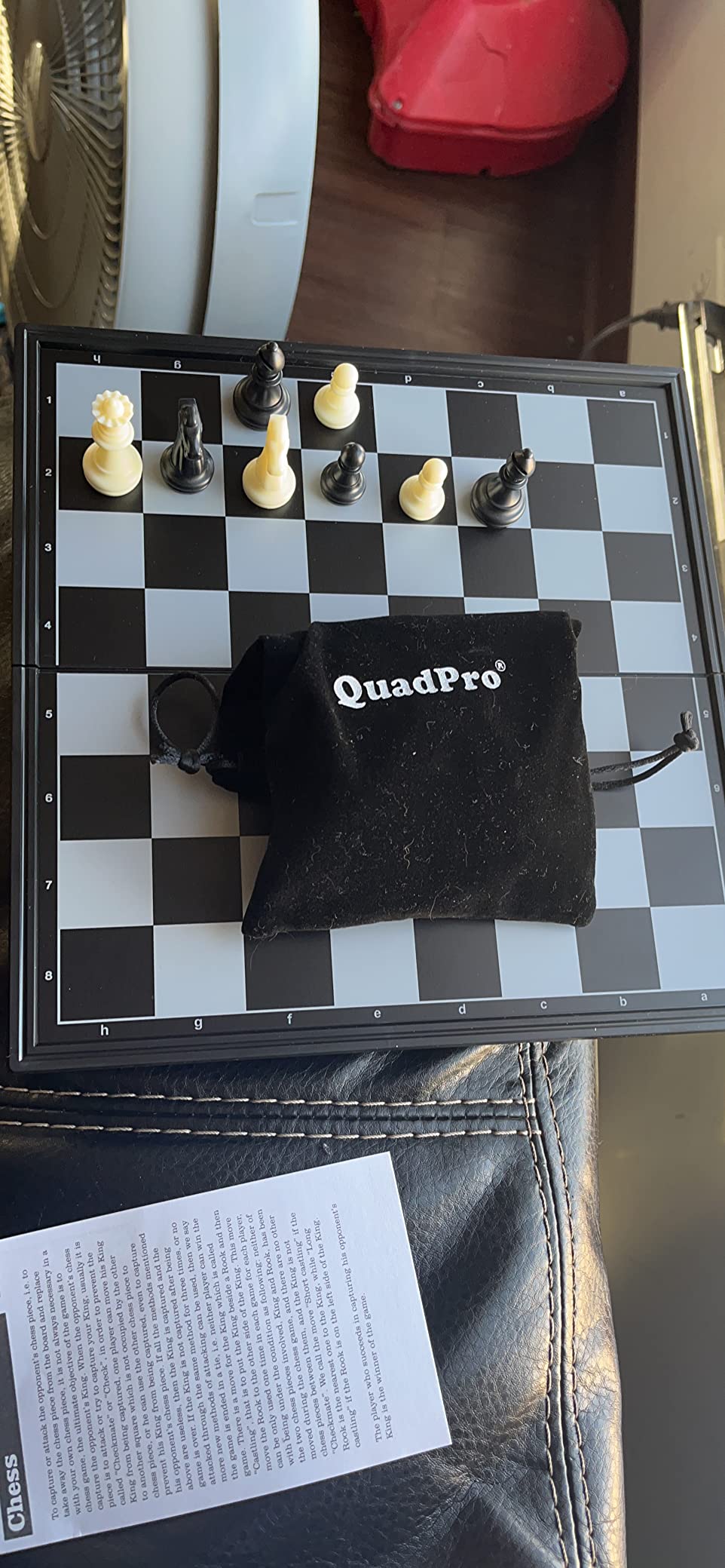 Magnetic Travel Chess Set for Kids and Adults, 9.84 Inches customer photo 1