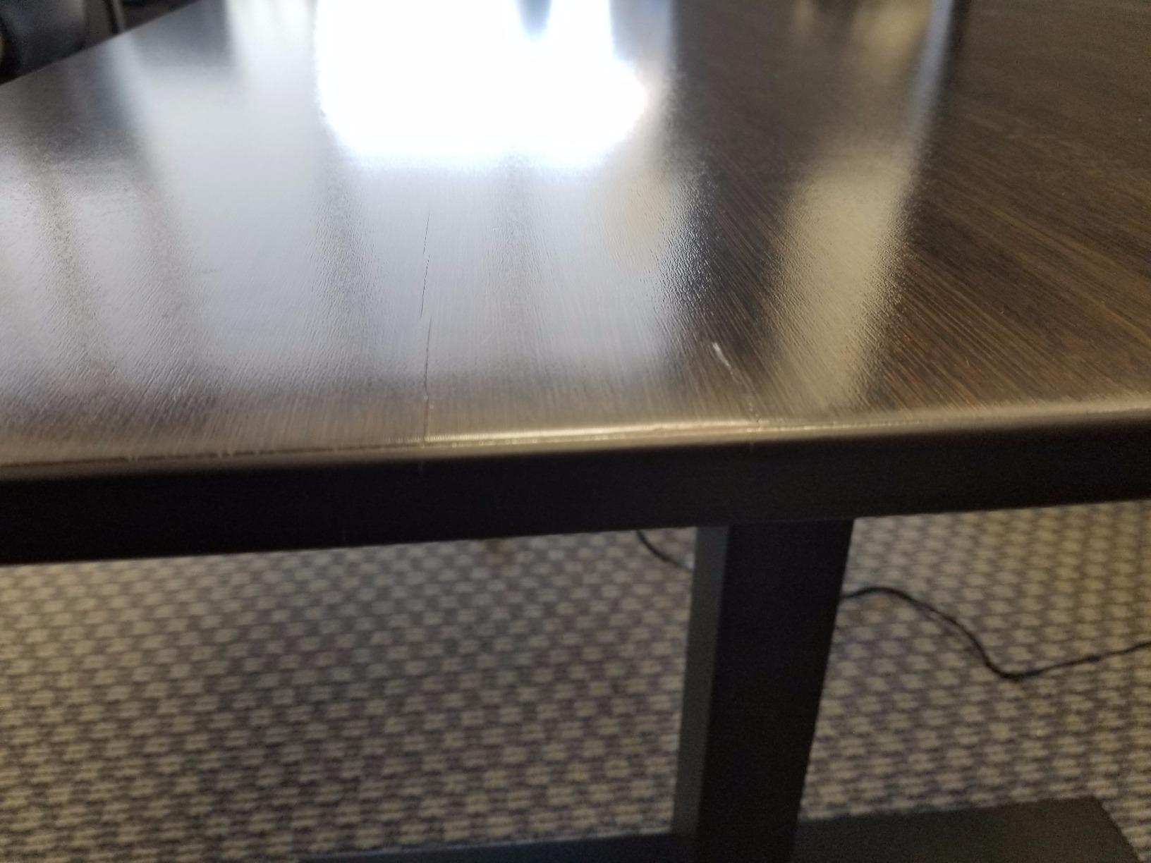 Uncaged Ergonomics Black Bamboo Standing Desk 23-49