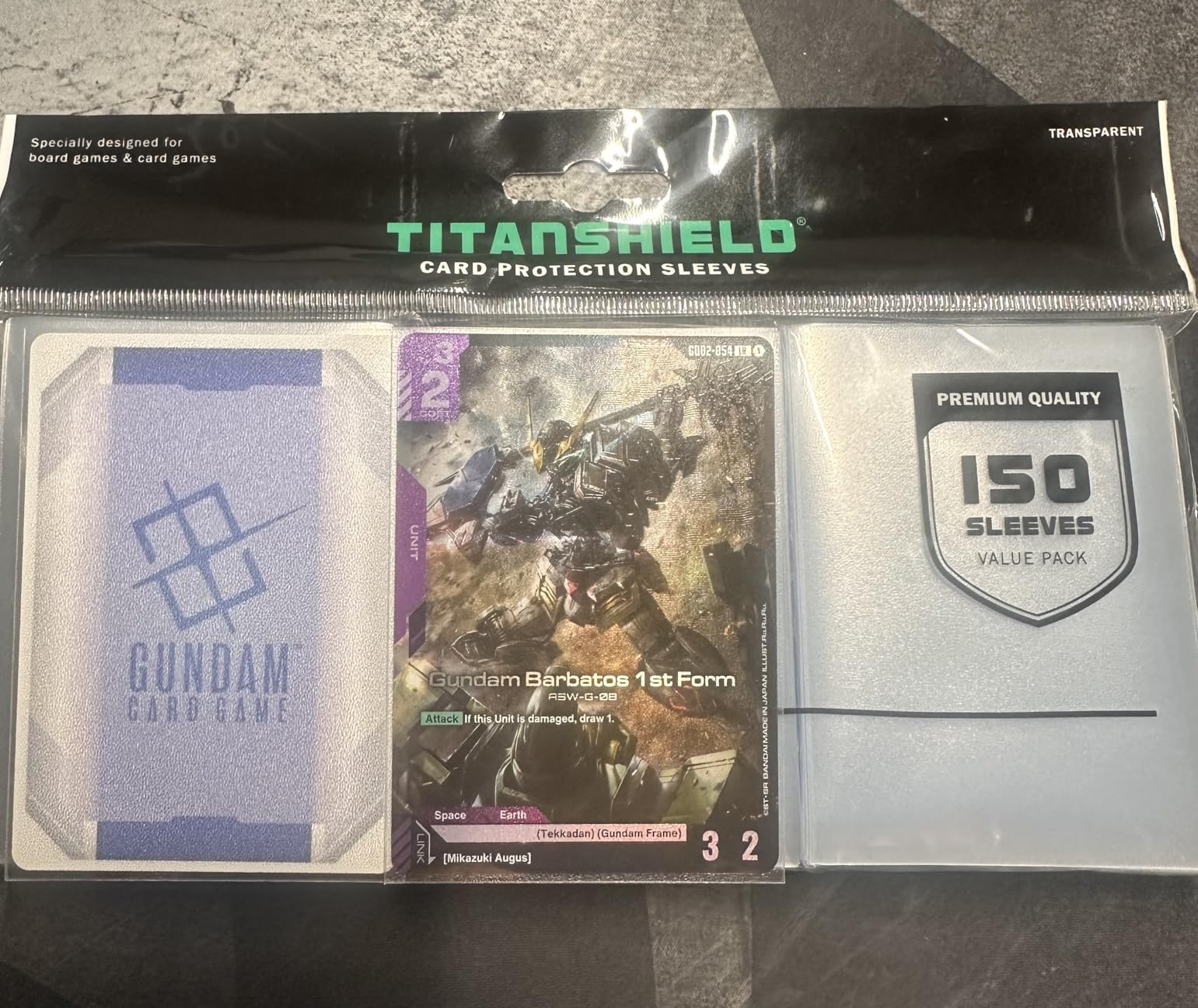 TitanShield Premium Card Sleeves | Compatible with Pokemon, One Piece, Lorcana, Flesh & Blood, & Magic The Gathering MTG | (150 Sleeves - Standard) (1, Clear, Standard | 66x91mm) customer photo 2