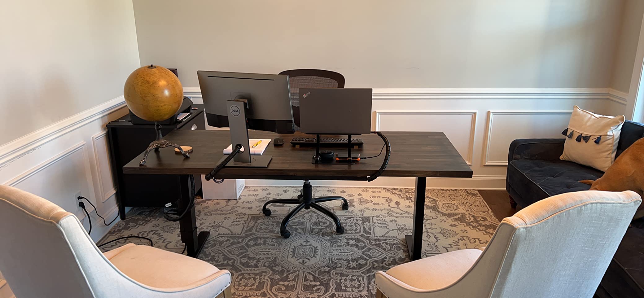VIVO Black Dual Motor Electric Standing Desk Frame, DESK-V103E customer photo 2