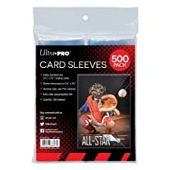 Ultra PRO - Penny Sleeves® Clear Card Sleeves for Standard Size Trading Cards measuring 2.5