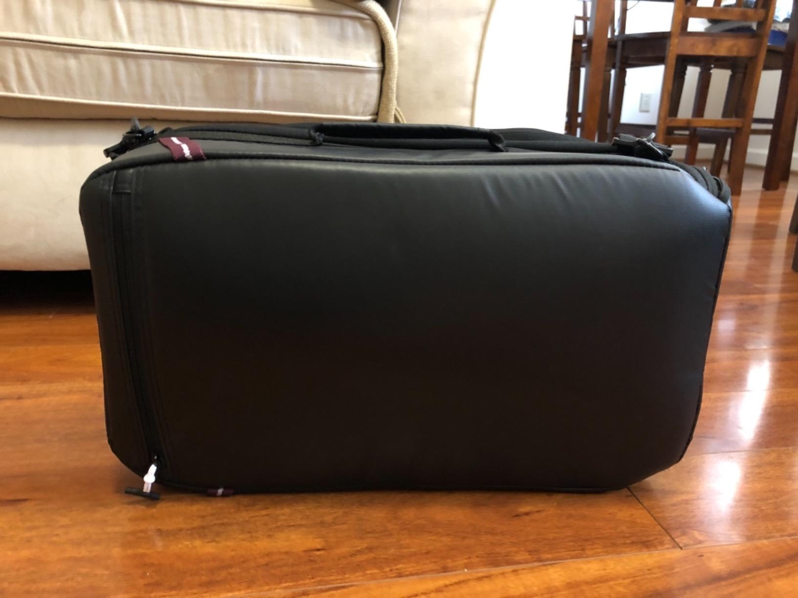 Solo New York Travel Backpack Duffel - Convertible Travel Duffle Bag for Men & Women, Carry On Size, Use for Gym, Flights, or Work, Separate Shoe Compartment, Padded Straps - All-Star, Black customer photo 1