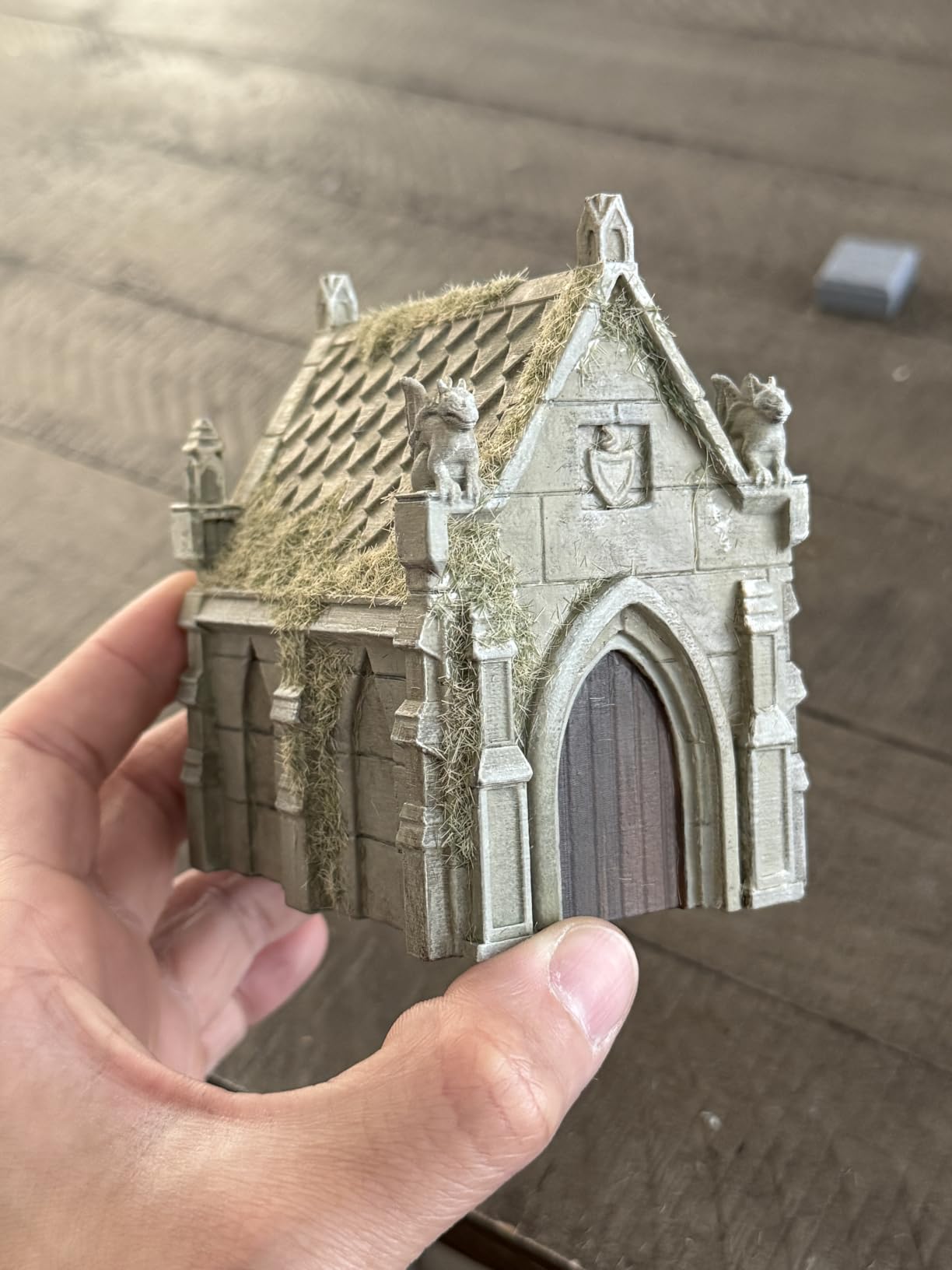 EnderToys Mausoleum Graveyard Scene - DND Terrain Scenery for Tabletop 28mm Miniatures Wargame customer photo 2