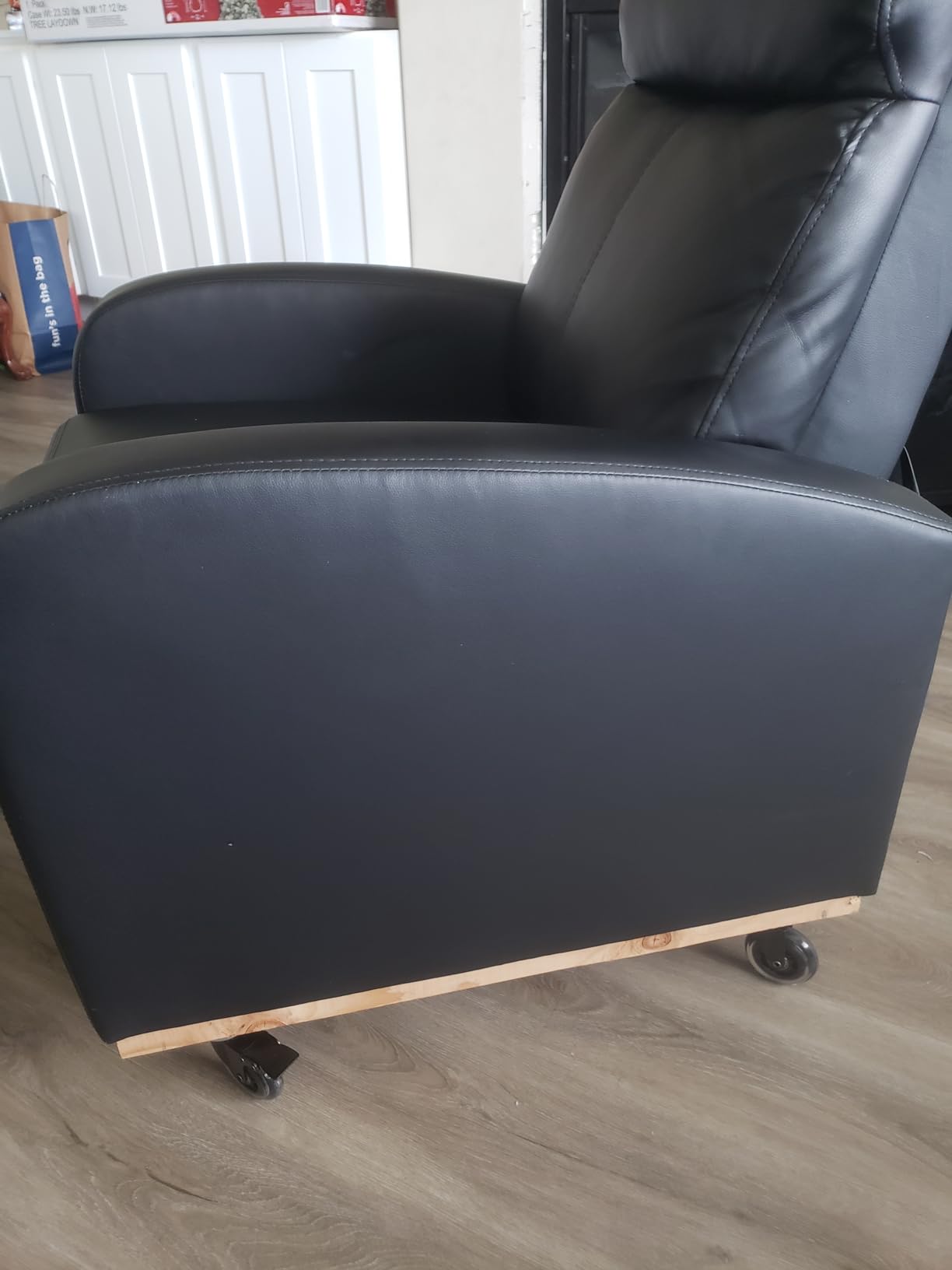 Homall Recliner Chair, Recliner Sofa PU Leather for Adults, Black Recliners customer photo 1