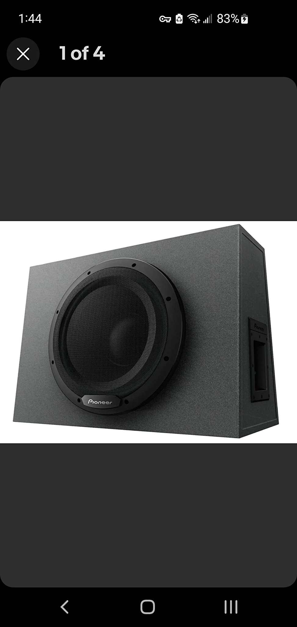 PIONEER TS-WX1210A Powered 12