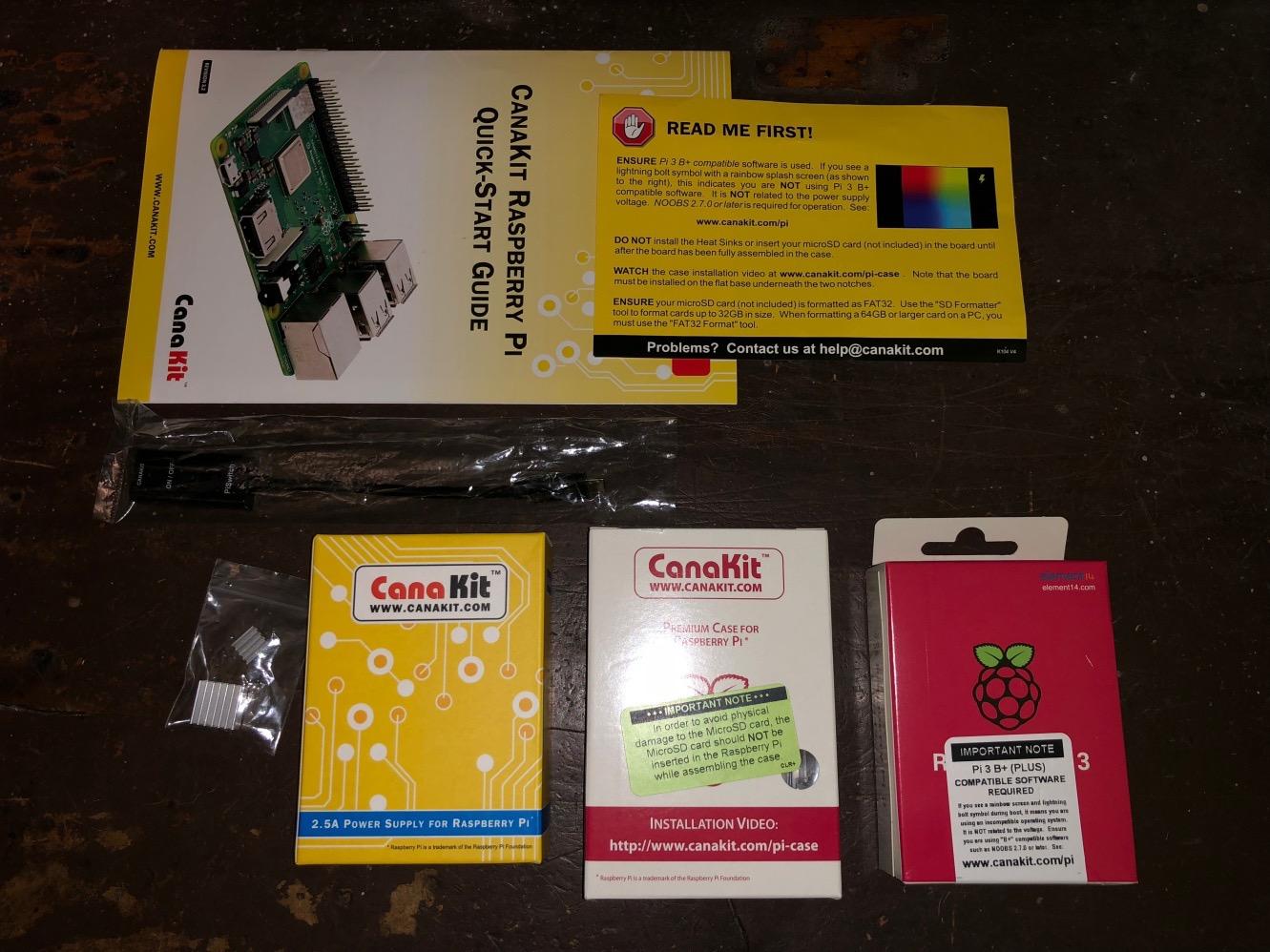 CanaKit Raspberry Pi 3 B+ (B Plus) with Premium Clear Case and 2.5A Power Supply customer photo 2